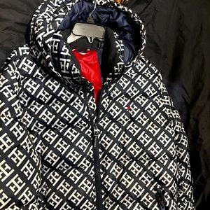 Tommy Hilfiger dark royal blue and white excellent condition size L